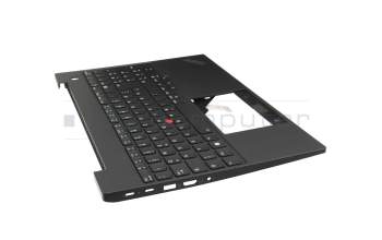 5M11H94873 original Lenovo keyboard incl. topcase DE (german) black/black with backlight and mouse-stick