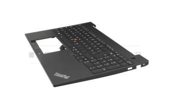 5M11H94874 original Lenovo keyboard incl. topcase DE (german) black/black with backlight and mouse-stick