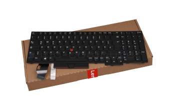 5N20V78046 original Lenovo keyboard DE (german) black/black matte with mouse-stick