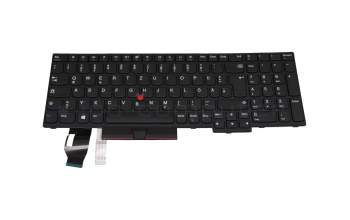 5N20V78046 original Lenovo keyboard DE (german) black/black matte with mouse-stick