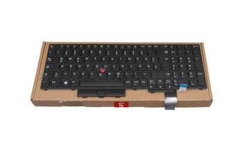 5N20X22855 original Lenovo keyboard DE (german) black/black with mouse-stick