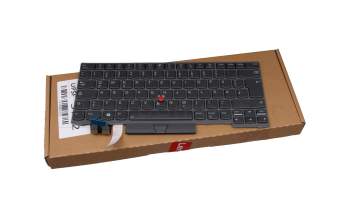 5N21B08351 original Lenovo keyboard DE (german) black/grey with backlight and mouse-stick