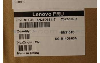 Lenovo 5N21D68117 NB_KYB CS22 FL TOP,BK-BL,LTN,EST