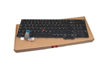 5N21D93734 original Lenovo keyboard DE (german) black/black with mouse-stick