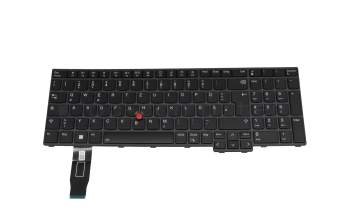 5N21K05163 original Lenovo keyboard DE (german) black/black with backlight and mouse-stick