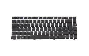 6-80-N13B0-070-1 original Clevo keyboard DE (german) black/silver with backlight