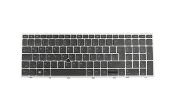 6037B0149504 original Sunrex keyboard DE (german) black/silver with backlight and mouse-stick