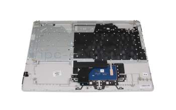 6070B1308113 original HP keyboard incl. topcase FR (french) silver/silver (DVD) (PTP)