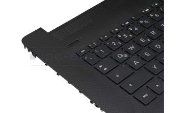 6070B1546701 original HP keyboard incl. topcase DE (german) black/black (DVD) (Optics: Rough sample)