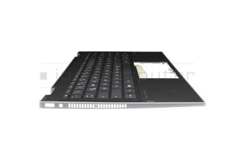 6070B1744903 original HP keyboard incl. topcase DE (german) black/black/silver without backlight