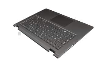 6620330179 original Lenovo keyboard incl. topcase DE (german) grey/grey with backlight