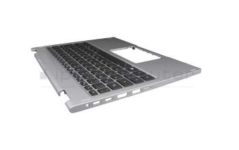 6B.A6CN1.020 original Acer keyboard incl. topcase DE (german) black/silver with backlight