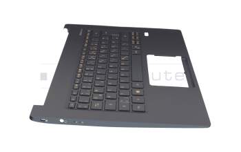 6B.GTMN1.008 original Acer keyboard incl. topcase DE (german) anthracite/anthracite with backlight