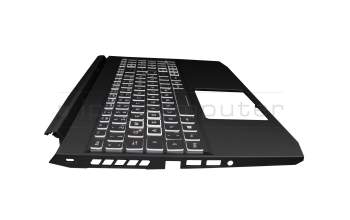 6B.QB2N2.014 original Acer keyboard incl. topcase DE (german) black/white/black with backlight