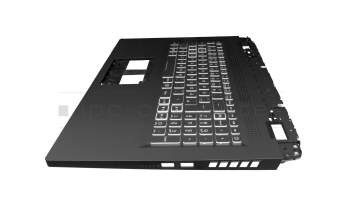 6B.QFWN2.014 original Acer keyboard incl. topcase DE (german) black/white/black with backlight