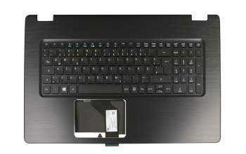 6BGHZN7010 original Acer keyboard incl. topcase DE (german) black/black with backlight