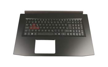 6BQ3EN2011 original Acer keyboard incl. topcase DE (german) black/black with backlight (1050)