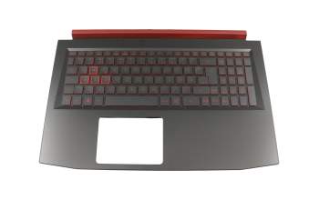 6BQ3MN2012 original Acer keyboard incl. topcase DE (german) black/red/black with backlight (Nvidia 1050)