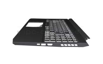 6BQBCN2014 original Acer keyboard incl. topcase DE (german) black/white/black with backlight