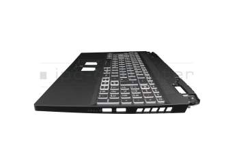 6BQFMN2014 original Acer keyboard incl. topcase DE (german) black/black with backlight (4060/4070)