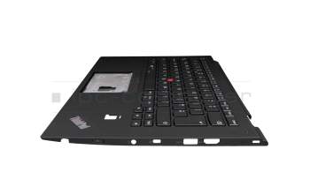 6K+NDD0.T20U original Lenovo keyboard incl. topcase UK (english) black/black with backlight and mouse-stick