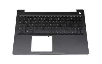 6RW8F original Dell keyboard incl. topcase DE (german) black/black