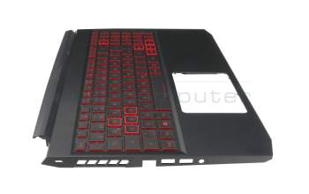 7357214100010 original Acer keyboard incl. topcase DE (german) black/red/black with backlight