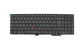 75F00AV original Lenovo keyboard DE (german) black/black matte with mouse-stick