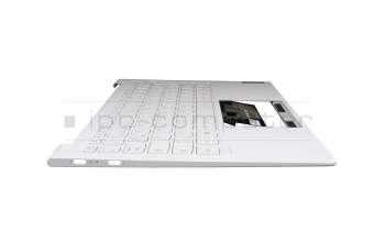 814807080350 original Lenovo keyboard incl. topcase DE (german) white/white with backlight