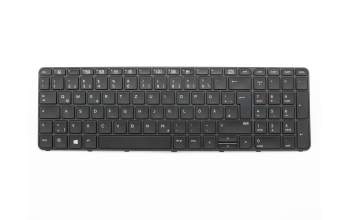 827029-041 original HP keyboard DE (german) black/black matte with backlight