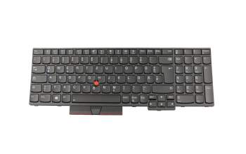 83W00TE original Lenovo keyboard DE (german) black/black with backlight and mouse-stick