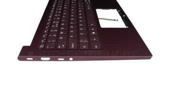 8SSN20W85052G1SG094B1LY original Lenovo keyboard incl. topcase UK (english) purple/purple with backlight