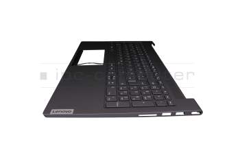 8SSN20W86120 original Lenovo keyboard incl. topcase DE (german) black/grey with backlight