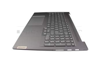 8SST61F50118 original Lenovo keyboard incl. topcase DE (german) grey/grey with backlight