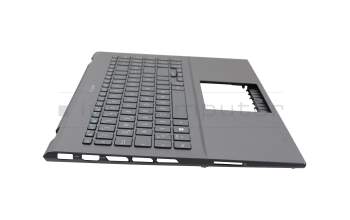 90NB0RX2-R31GE0 original Asus keyboard incl. topcase DE (german) grey/grey with backlight