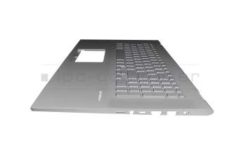 90NB0TW1-R31GE0 original Asus keyboard incl. topcase DE (german) silver/silver with backlight