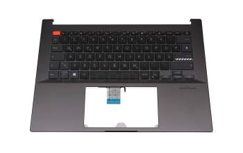 90NB0V61-R30GE0 original Asus keyboard incl. topcase DE (german) black/black with backlight