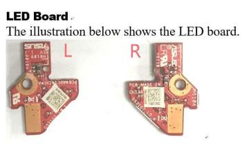 Asus 90NR01I0-R10050 G531GV LED BD.(RIGHT)