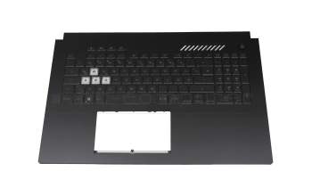 90NR0971-R31GE0 original Asus keyboard incl. topcase DE (german) black/transparent/black with backlight