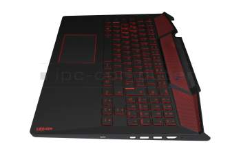 920-003010-01 original Lenovo keyboard incl. topcase DE (german) black/black with backlight