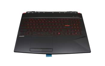 957-16P64E-C06 original MSI keyboard incl. topcase DE (german) black/black with backlight