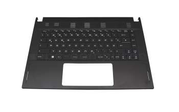 957-16V11E-C0 original MSI keyboard incl. topcase DE (german) black/black