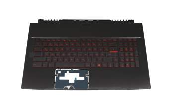 9571FK3EC06Z original MSI keyboard incl. topcase DE (german) black/red/black with backlight