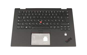 9Z.NDDBW.40G original Lenovo keyboard incl. topcase DE (german) black/black with backlight and mouse-stick