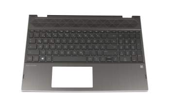 9Z.NEZBW.50G original HP keyboard incl. topcase DE (german) black/black with backlight