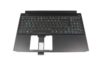 ACM18K5D0 original Chicony keyboard incl. topcase DE (german) black/black with backlight