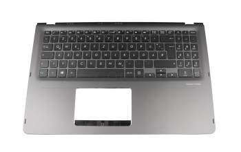 AEBKKG00030 original Quanta keyboard incl. topcase DE (german) black/grey with backlight