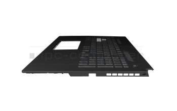 AENJKG00010 original Quanta keyboard incl. topcase DE (german) black/transparent/black with backlight