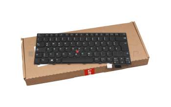 AEPS9G00010 original Lenovo keyboard DE (german) black/black matte with mouse-stick