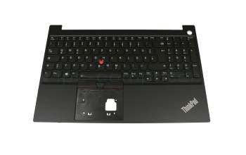 AM1HK000100 original Lenovo keyboard incl. topcase DE (german) black/black with backlight and mouse-stick